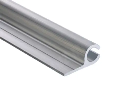 KEDERRAIL 21X50 ALU BRUT (voor keder 10-13mm)   5m