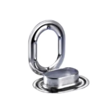 OVALE RING  RVS 42X22mm  100st