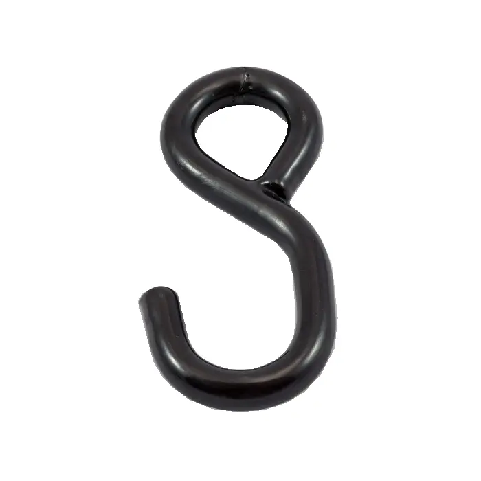 HOOK black plastified 900KG   1pc