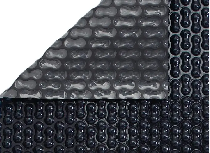 BUBBLE 200CM NOIR/TRANSPARANT  UV-stabilisé 500micron  102m