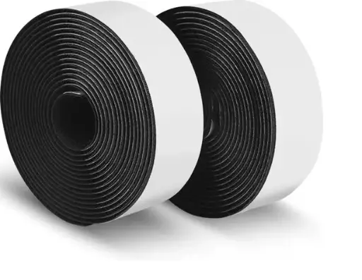 [VT10.6125.43.25] Klittenband 25mm zwart haak ZELFKLEVEND 25m