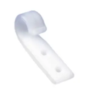 [MD04.0720.42.100] CROCHET PLAT blanc   100ps