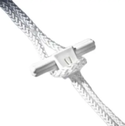 [MD10.4001.42.100] LUS VOOR KNEVEL  POLYAMIDE WIT 100st