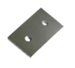 [MD05.0520.40.500] BACK PLATES 40x20mm grey  500pc