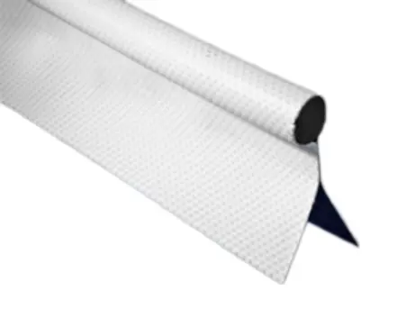 [VT10.1113.83.100] KEDER 13MM WIT OPAAK dubbele vlag 40mm 2200DTEX   100m