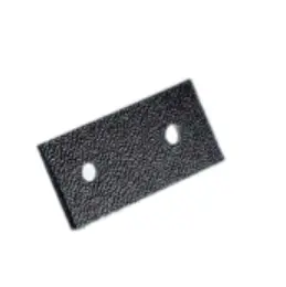 [MD05.0620.43.500] TEGENPLATEN 40x20mm zwart    500st